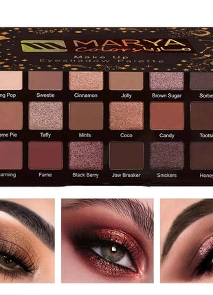 18 Colors Eyeshadow Palette Matte Makeup Products Women Cosmetics New Beauty Health Low Saturated Smoke Eye Shadow Pallet