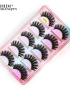 Faux Cils 3/5 Pairs False Eyelashes make up Natural Long Dramatic Halloween Eyeylash 3D Mink Lashes Tools Extension maquiagem - Riparo82