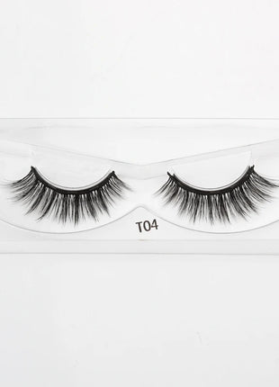 1 Pair Magnetic Eyelashes Wispy 3D Mink Lashes Natural Long Faux Cilios Eyelash Extension Handmade False Eyelashes Makeup Tools