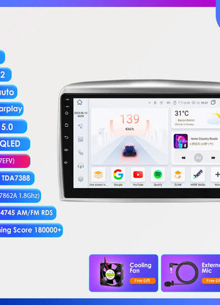 Hizpo 9 Inch for Lancia Ypsilon 2006 - 2011 Wireless Carplay Android Auto Car Multimedia Player Autoradio Electronic Ddevices 4G