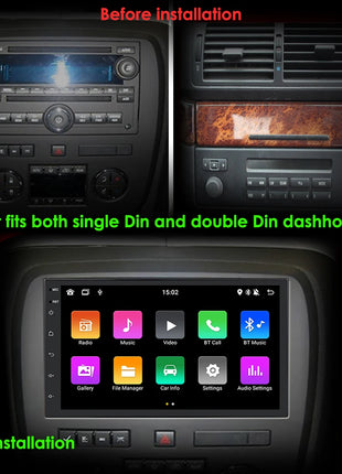 2G+32G 7 Inch Autoradio Carplay 1 Din Android Auto Car Radio GPS for Universal Stereo Multimedia Player Navigation Head Unit RDS - Riparo82