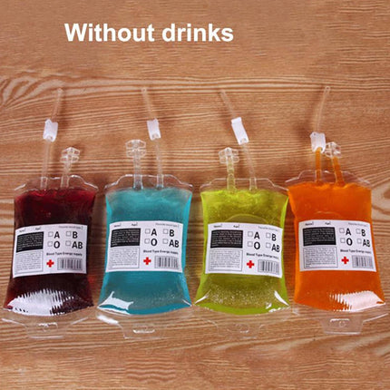 350ml reusable blood energy drink bag PVC material Halloween vampire bag props simulation blood bag Halloween party scary props