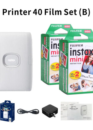 Stampante originale Fujifilm Instax Mini Link 2/Link 3 Stampanti per fotocamere Instax (20/40 fogli di pellicola bianca Instax Mini)