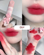 Gegebear Bear Lip Glaze Matte Velvet Lipstick Long-lasting Whitening Lip Cream Lip Mud - Riparo82