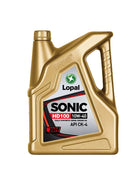 Lopal SONIC HD100 10W-40 CK-4 4L * 1 Bottiglie Olio Motore Auto 4L Lubrificante Olio Motore Sintetico Completo per Auto Protezione Avanzata