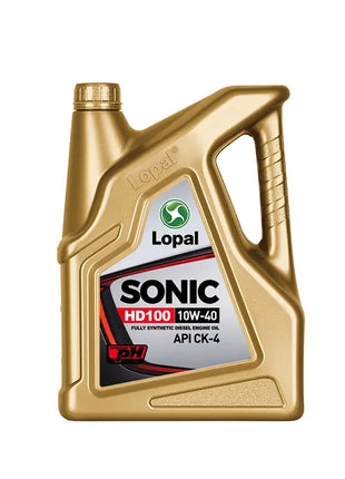 Lopal SONIC HD100 10W-40 CK-4 4L * 1 Bottiglie Olio Motore Auto 4L Lubrificante Olio Motore Sintetico Completo per Auto Protezione Avanzata