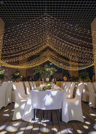 20M/Rotolo 200LED Esterno LED String Fata Luce Impermeabile Cavo Nero Spina UE Ghirlanda Lampada Natale Patio Decorazione del Giardino illuminazione - riparo82