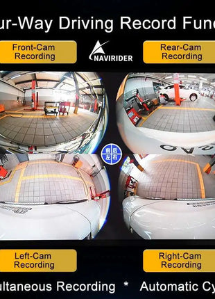 For Mazda 3 Axela 360 Panoramic System For Mazda CX-9 CX-5 CX-4 CX-7 Original Car Screen Upgrade 3D 1080P 360 Recording Cameras - Riparo82