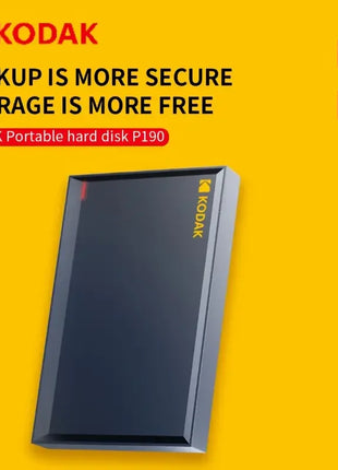 KODAK 2.5 "HDD 2TB SSD esterno portatile 1TB 500GB disco rigido 5Gbps USB3.0 HDD ad alta velocità per negozio di file di grandi dimensioni laptop desktop