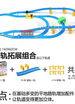 TAKARA TOMY TOMICA Pista di scena del treno elettrico Shinkansen Puro-ro, giocattoli per bambini dai tre anni. - riparo82