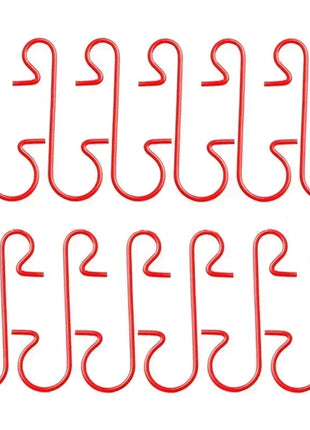 30/300 pezzi ganci in metallo a forma di S supporto albero di Natale palla pendente decorazioni appese per la casa Navidad Capodanno - riparo82