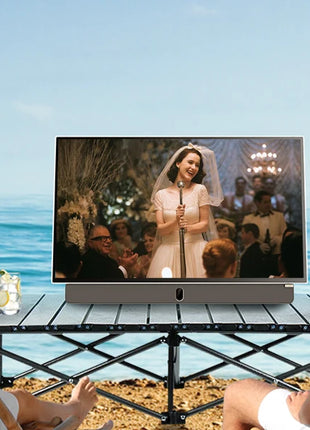 Metz 24Mpe7000Z.H 24" Portable Full Hd Google Tv |   Integrated Battery (4H), External Display, 8W Front Speaker, Solar Charging - Riparo82
