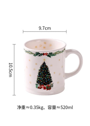 Set di stoviglie in ceramica serie Goblin Piatto da pranzo grande Vassoio rettangolare Stoviglie natalizie Piatti da bistecca Piatti da dessert Ciotola Tazza Tazza - riparo82