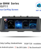 Uckazy 8 Core Wireless Carplay AutoRadio Android 14 For BMW 5 Series F10 F11 2010-2016 CIC NBT Car Multimedia Screen Player GPS Navigation Stereo Carplay Audio - Riparo82