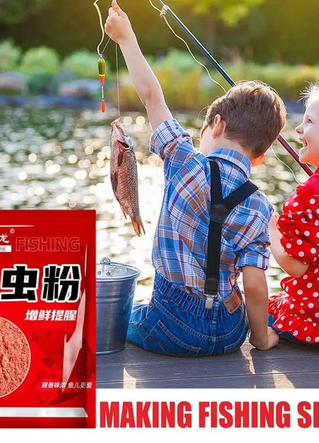 Flavours Boillie additive Fishmeal Fish Buster Carp Killer Fishing Bloodworm Powder Red worm Fishing Attractant Bait - Riparo82