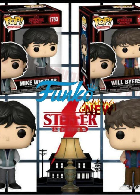 Funko Pop Television Strangers Things Will Byers 1786 # 1809 #   Mike Wheeler1783 #   Demogorgone428 #   Collezione di Bambole in Vinile Giocattolo Mobile Regalo