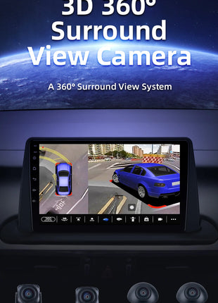 360 Cameras Car Panoramic Camera 1080P AHD Front /Rear /Left /Right Rear View Cameras System for Android Auto Radio Night Vision - Riparo82