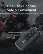 ABZZ-V9 Motorcycle Dashcam Wifi 1080P Front Rear Camera Waterproof Motorcycle Video Recorder Camera With Parking Monitor Durable - Riparo82