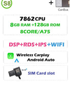 12G+256G Carplay Auto Android 13.0 4G LTE IPS Car DVD Player GPS WIFI BT RDS Radio For Toyota Auris E150 Corolla Levin 2006-2012 - Riparo82