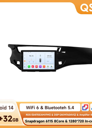 Snapdragon 8Core CarPlay Android Auto Car Radio For Citroen C3 DS3 2010-2016 Intelligent Screen 2Din autoradio SWC 4G BT DSP GPS