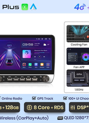 Junsun For Fiat Ducato 2006 2007 2008 -2013  Car Radio Multimedia Navigation 2 din Android 2din Autoradio CarPlay Stereo - Riparo82