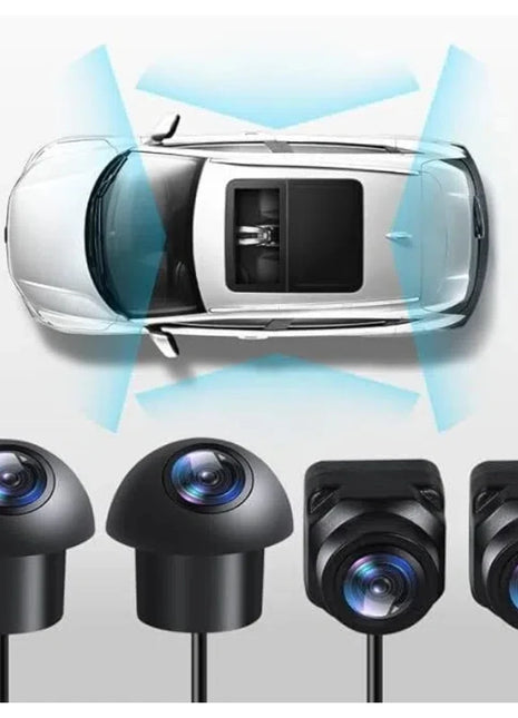 Car Camera 360 Degree 1080P Night Vision WDR Technology 4 Camera Car 360 Panorama cam Kit for Car Android Ardio - Riparo82
