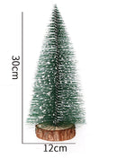 Mini alberi di Natale Dimensioni diverse Mestiere Base in legno artificiale Mini albero di Natale Natale Festa a casa Decorazione di Capodanno 2025