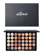 POPFEEL 40 Color Earth Tones &Rainbow Shades Eyeshadow Palette -Long-Lasting, Highly Pigmented, Smooth Matte and Shimmer Finish - Riparo82