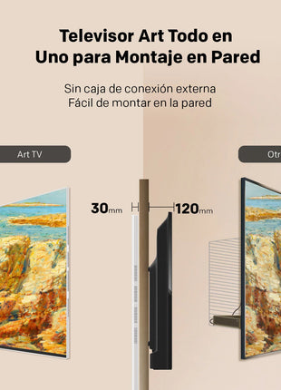 Metz Mue7800Z Tv Art Tv Qled Google Tv |   Ultra-Thin Unibody Design, Matte Screen, Hdr10+, Dolby Vision, Dolby Atmos - Riparo82