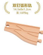 NUOVA binario ferroviario in legno tutti i tipi biforcazione biforcazione binario in legno di faggio accessori adatti per binari in legno Thomos giocattolo - riparo82