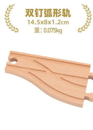 NUOVA binario ferroviario in legno tutti i tipi biforcazione biforcazione binario in legno di faggio accessori adatti per binari in legno Thomos giocattolo - riparo82
