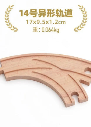 NUOVA binario ferroviario in legno tutti i tipi biforcazione biforcazione binario in legno di faggio accessori adatti per binari in legno Thomos giocattolo - riparo82