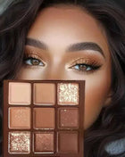 Urbancy 9 color Chocolate Eyeshadow Palette Matte Pearlescent Glitter Glitter Earth Eyeshadow Makeup