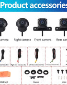 360° Panoramic Camera AHD1080P HD Rear / Front / Left / Right 360 Panoramic Accessories for Car android Radio multimedia - Riparo82