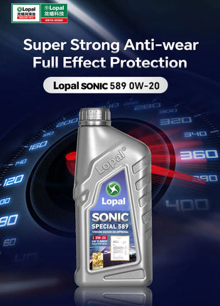 Lopal SONIC 589 0W-20 C5 Per VW 508/509 SP 1L * 6 Bottiglie Olio Motore Auto Protezione Avanzata 6L Lubrificante Olio Motore Sintetico Completo