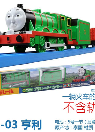 Originale Takara Tomy Tomica Thomas & Friends Treno Auto ferroviaria elettrica Golden Percy Henry Rebacca Edward Giocattolo per il regalo di compleanno del ragazzo - riparo82