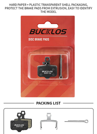 BUCKLOS Pastiglie freno a disco in resina per SRAM AVID Pastiglie freno idrauliche resistenti all'usura Pastiglie freno MTB per parti ciclistiche DB3 DB5 ELIXIR
