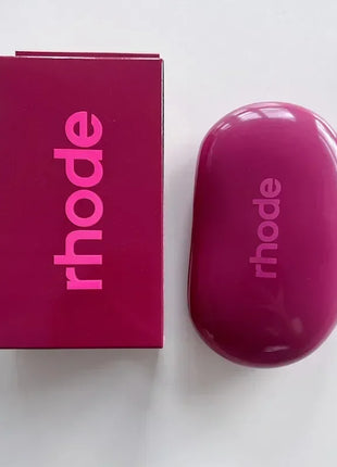 Original Luxury Rhode Woman Cosmetic Mirror Lipstick Blush Lip Gloss Portable Soft Silicone Storage Bag Toast Ribbon Gifts Cover - Riparo82