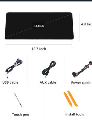 12.3"Wireless Carplay Android 14 Car Radio For BMW 1 Series F20 F21 2Series F23 2013-2016 NBT EVO Multimedia Player Stereo Audio - Riparo82