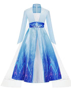 Abito Elsa per ragazze Costume Elsa Regina delle nevi Anna Abito Cosplay Festa di compleanno Bambini Carnevale Ragazza Costume di Halloween
