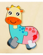 Set di puzzle in legno per bambini Montessori Giochi per bambini per bambini Giocattoli educativi e per l'intelligenza 1 2 3 4 anni - riparo82