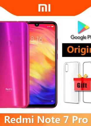 Xiaomi Redmi Note 7 PRO Original Smartphone 6GB 128GB Snapdragon 660AIE Android Mobile Phone 48.0MP+5.0MP Rear Camera cellphone - Riparo82