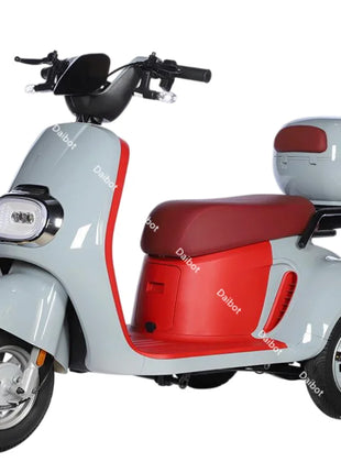 800W Pink/Grey/Red Adults 3 Wheel Electric Tricycle Small With Hidden Foldable Baby Seat/Parent Child Electric Scooter Fashion - Riparo82
