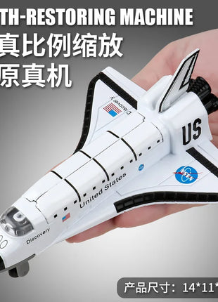 Lega Space Shuttle Shuttle Simulazione Modello di aviazione Giocattolo per bambini Decorazione Display Regalo - riparo82