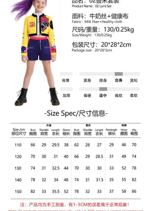 Anime Movie KPOP Demon Hunters Zoey Rumi Mira Costume Cosplay Halloween Carnevale Festa Gioco di ruolo Uniforme Prop