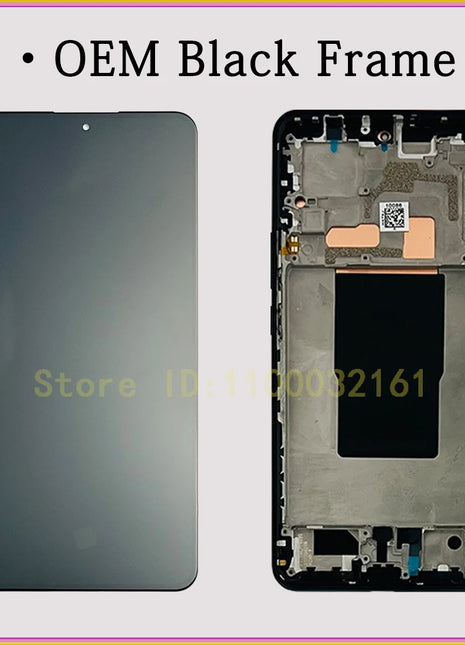 6.67 "OEM AMOLED Per Xiaomi 12T Pro Schermo LCD 22081212UG 22081212G 22071212AG Touch Screen Digitizer Per Xiaomi 12T Display LCD - riparo82