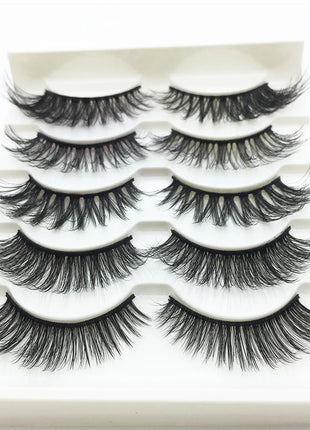 10/2 Pairs Mink Eyelashes Natural 3D Lashes Faux Cils Makeup Dramatic False Eyelashes Wholesale Eyelash Extension Makeup Tools