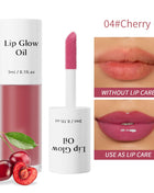 Lip Glaze Lip Oil Moisturizing Shiny Lipgloss Long lasting Makeup Lip Tint Lips Moisturizer Jelly Lipstick Oil Moisturizing Balm - Riparo82