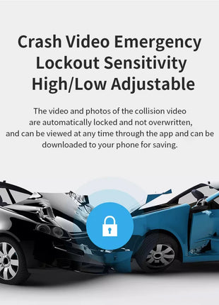 HP car camera dash cam camera 2k HD night vision WiFi DVR video loop video parking monitoring car dashcam auto - Riparo82