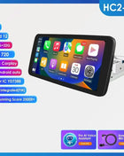 8+128G 10.1'' 360 Rotatable 1 Din AutoRadio GPS for Universal Car Multimedia Player Stereo 1DIN Video Autoradio Carplay HeadUnit